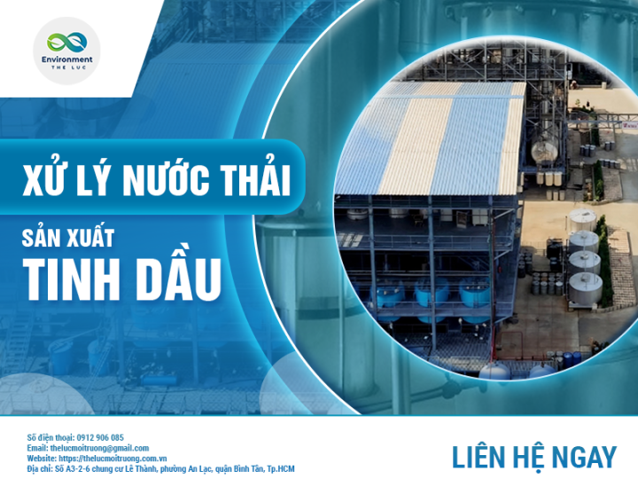 XỬ LÝ NƯỚC THẢI SẢN XUẤT TINH DẦU