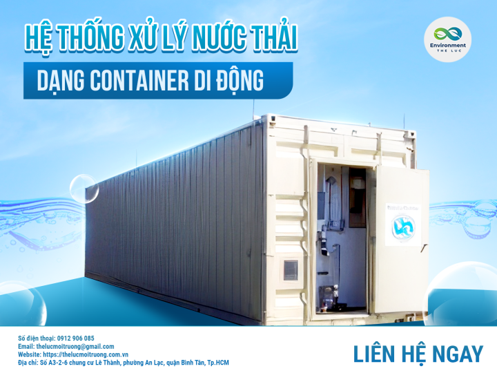 HỆ THỐNG XỬ LÝ NƯỚC THẢI DẠNG CONTAINER DI ĐỘNG